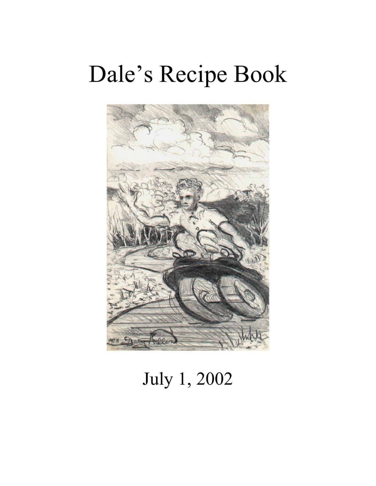 Dale’s Recipe Book