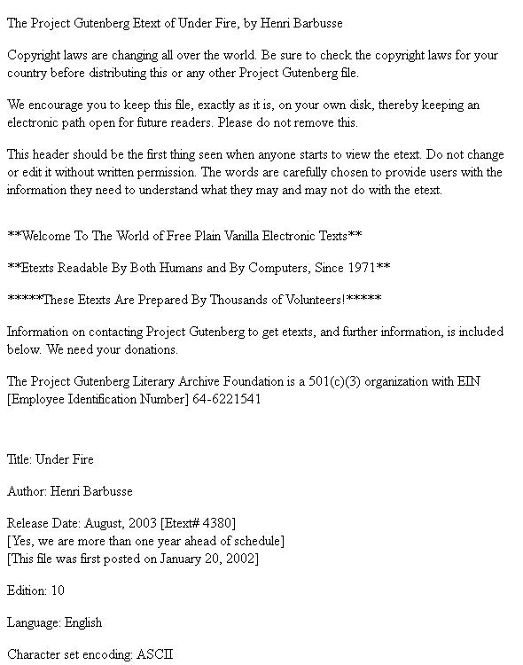 Under Fire: the story of a squad