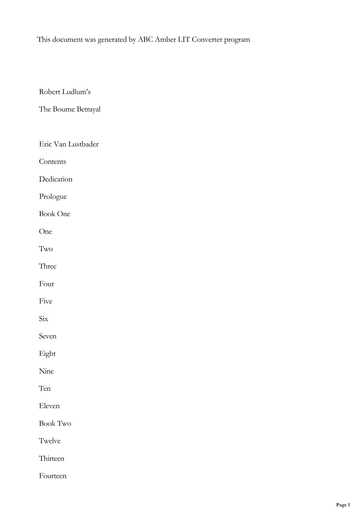 The Bourne Betrayal (BD) (v1.1) (lit)