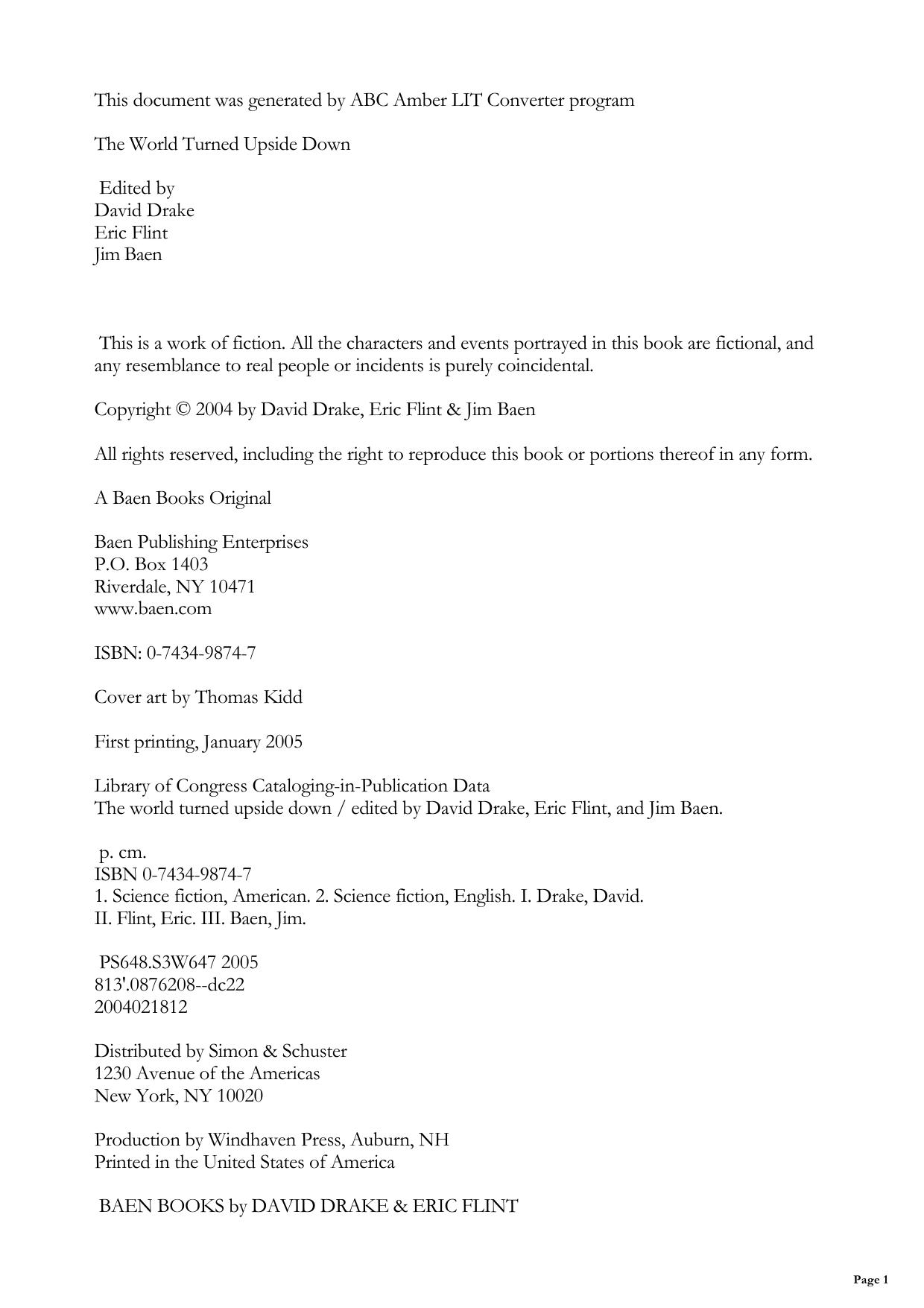 The World Turned Upside Down