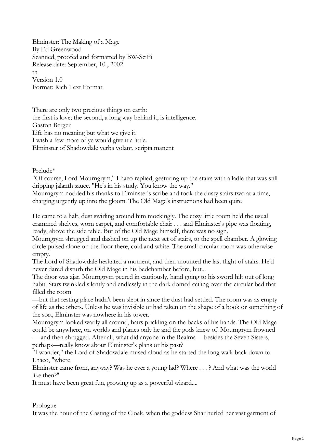 The Making of a Mage