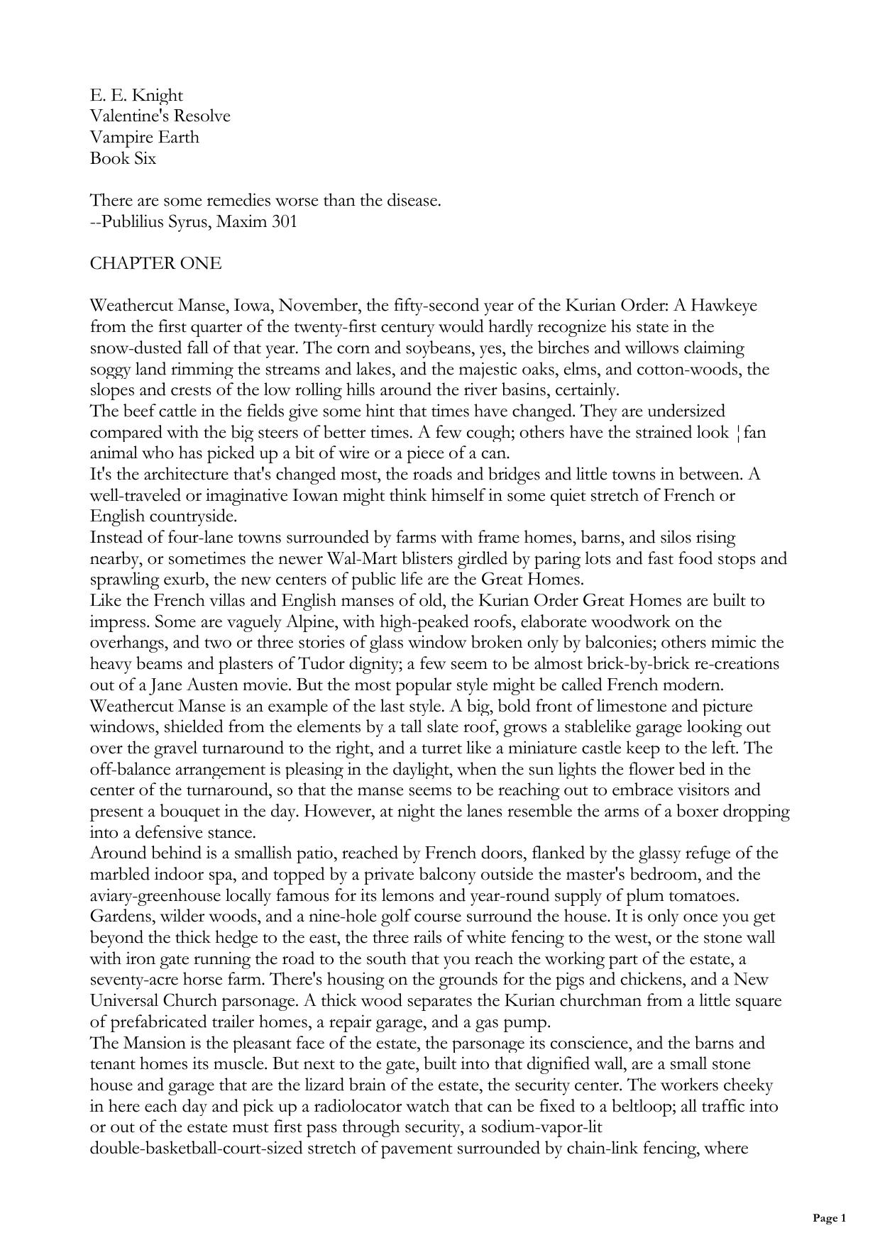 Valentine's Resolve (v1.0)