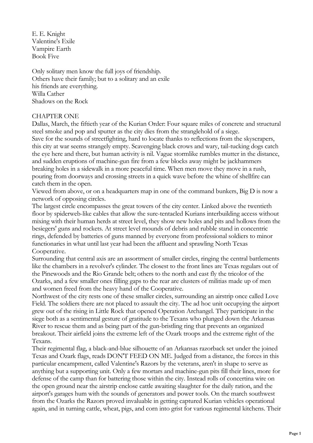 Valentine's Exile (v1.0)(txt)