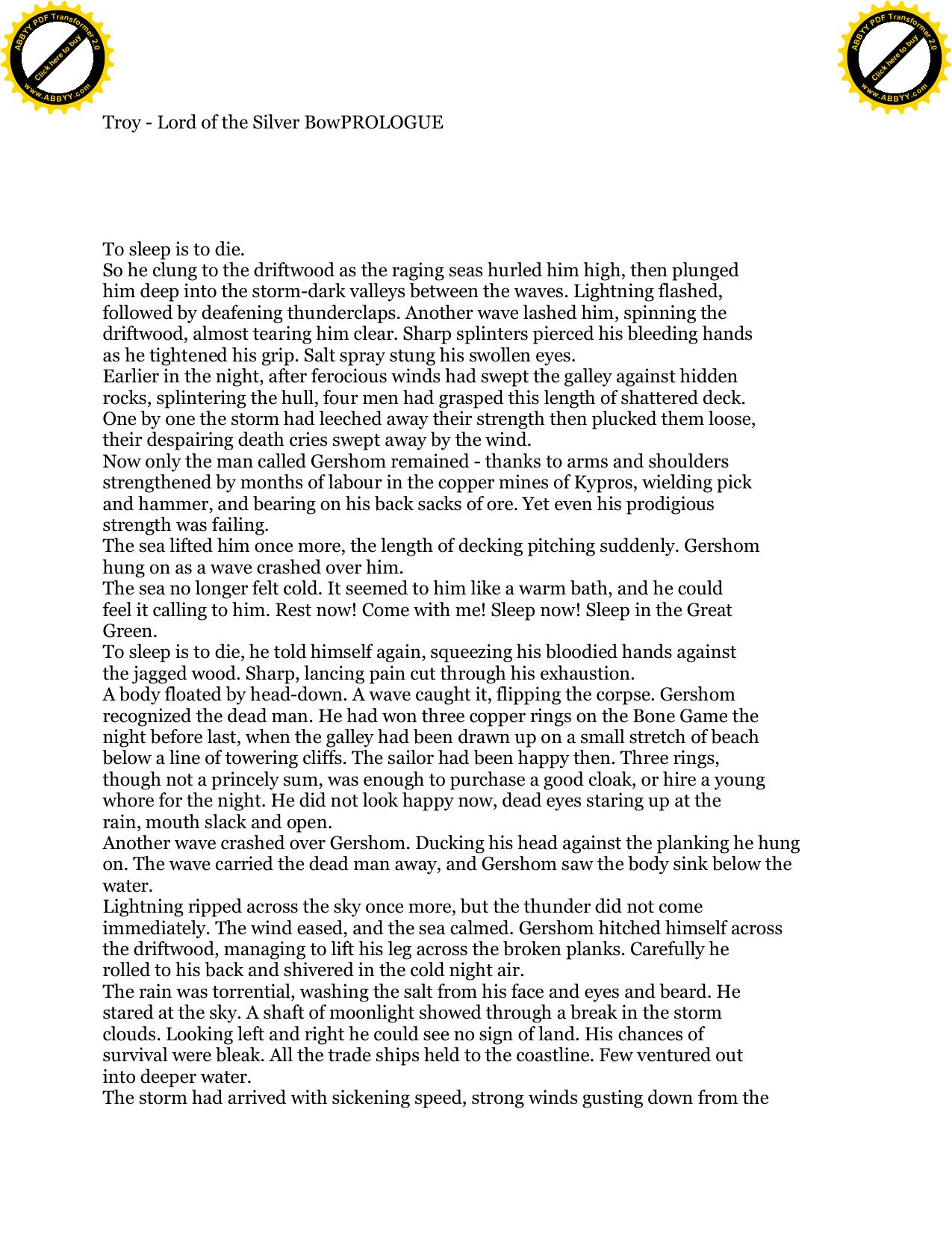 Lord of the Silver Bow