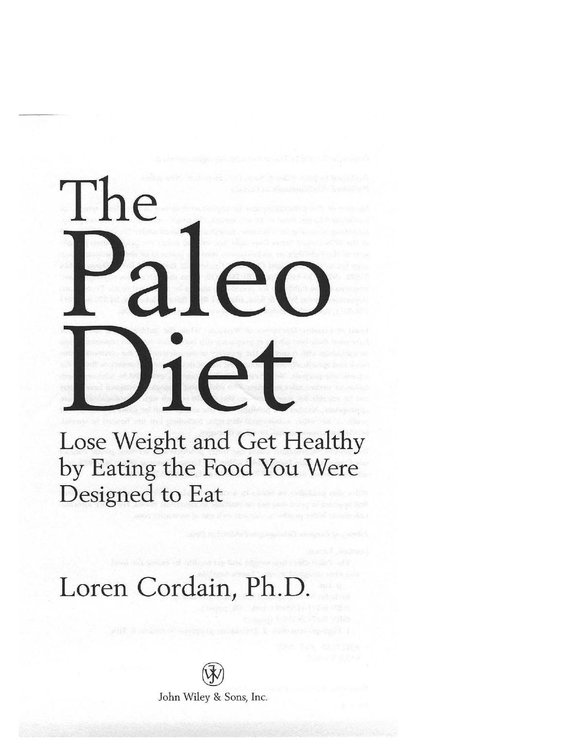 The Paleo Diet