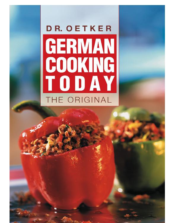 German Cooking Today