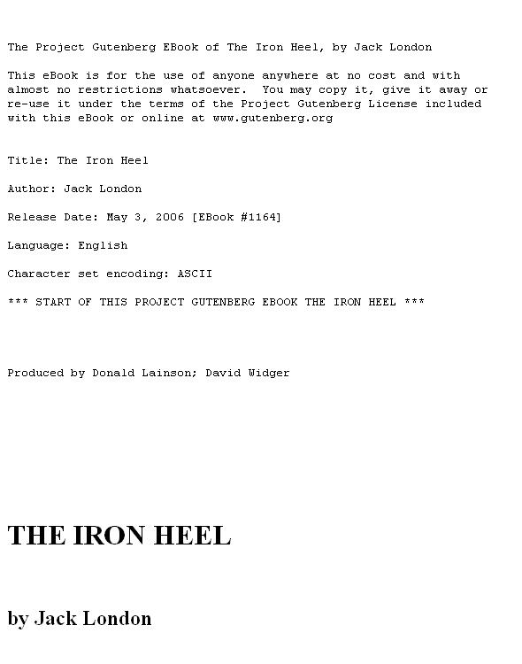 The Iron Heel