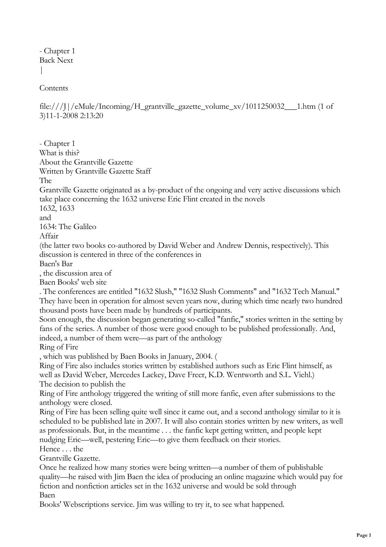 Grantville Gazette Vol. 15