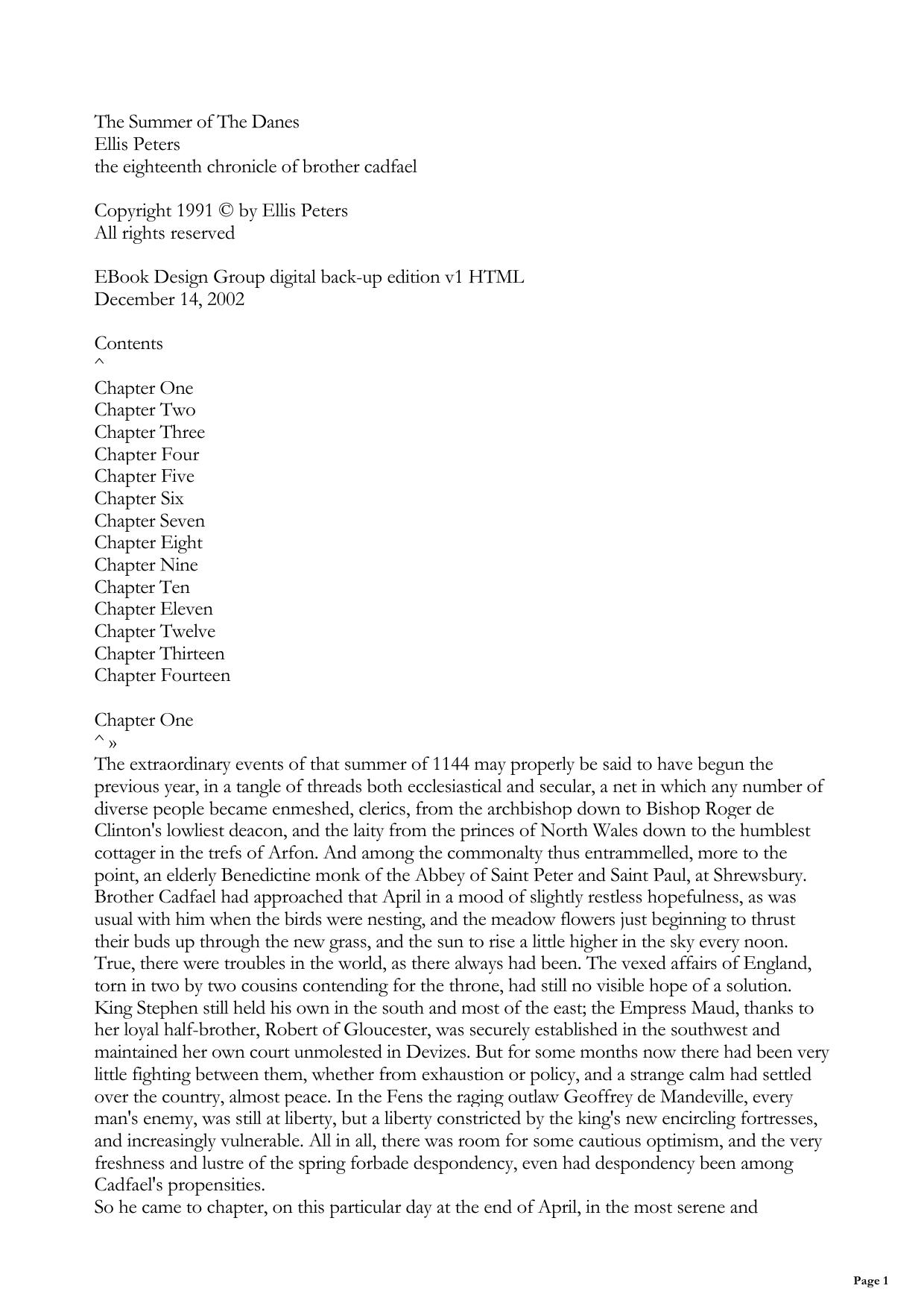 The Summer of the Danes