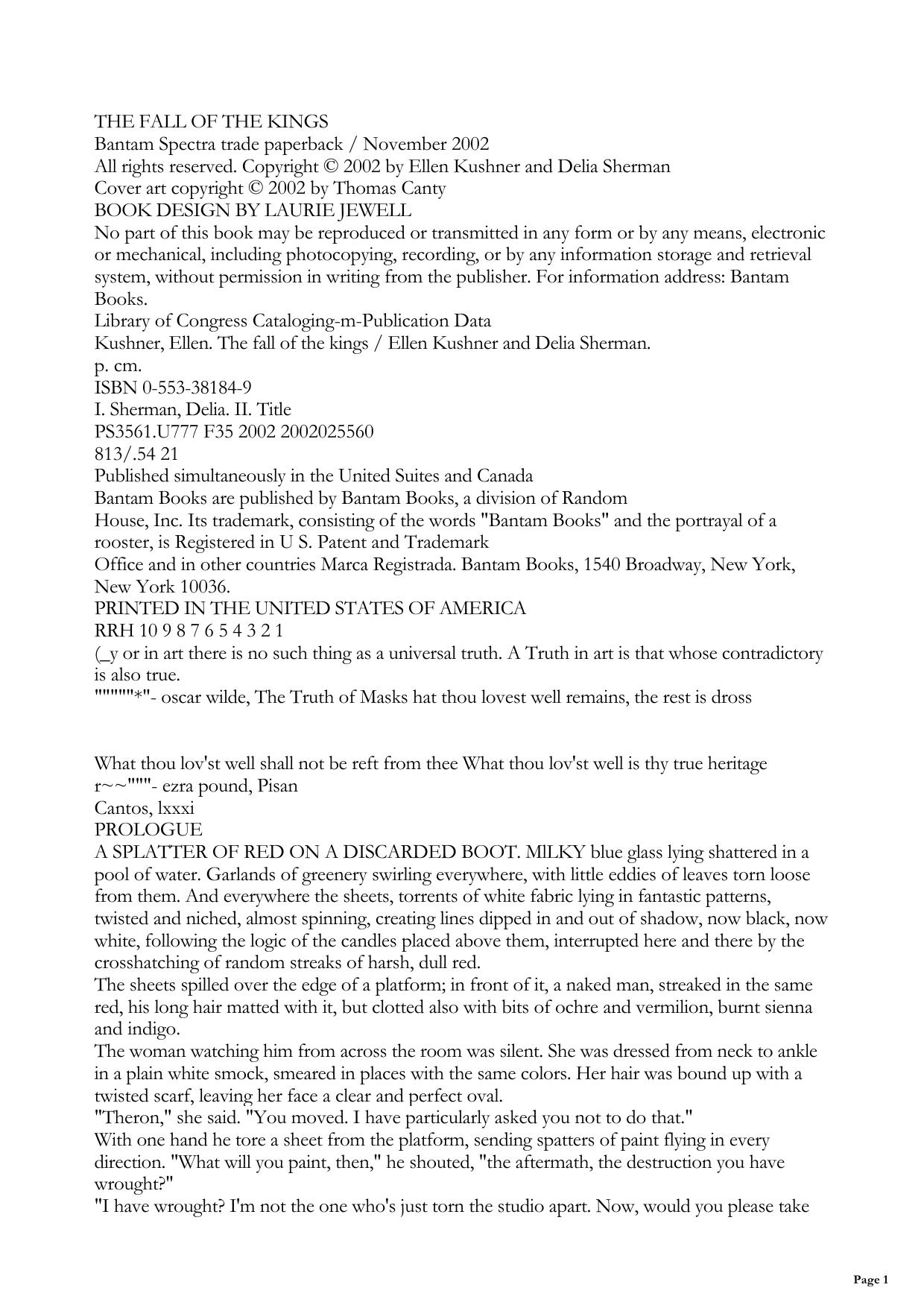 The Fall of The Kings