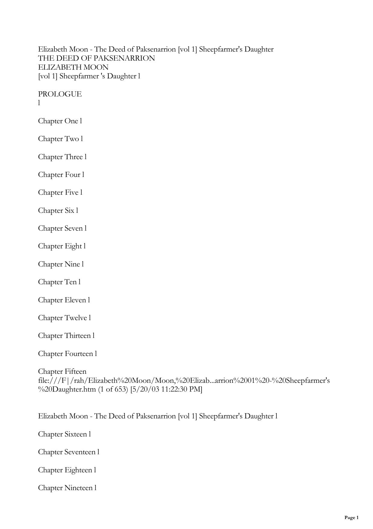 The Sheepfarmer's Daughter