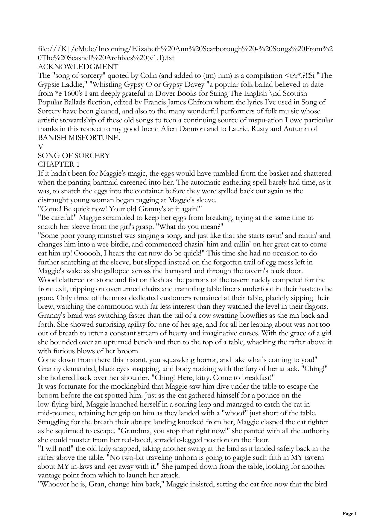 Songs From The Seashell Archives