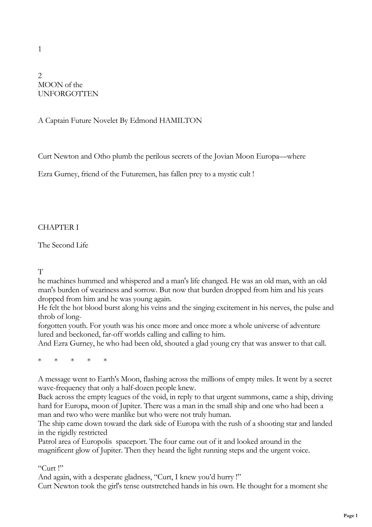 Moon of the Unforgotten