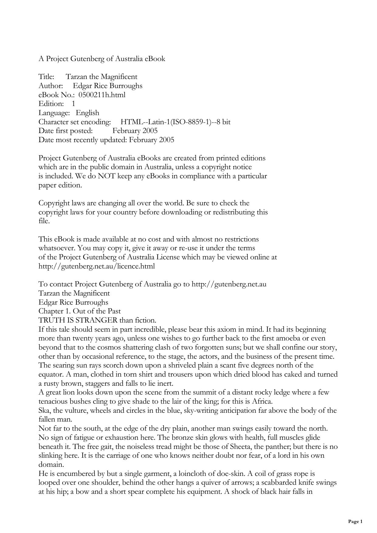 Tarzan The Magnificent