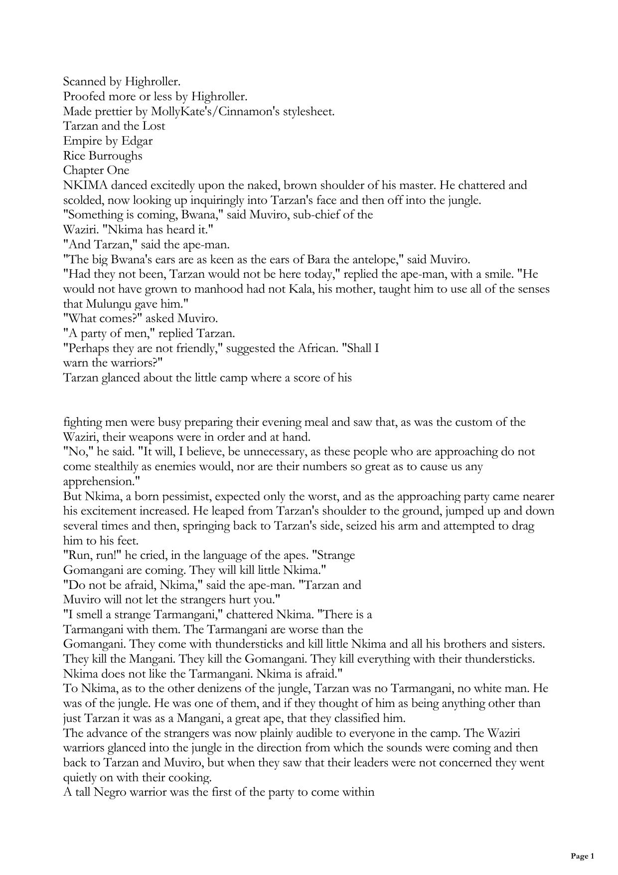 Tarzan and the Lost Empire