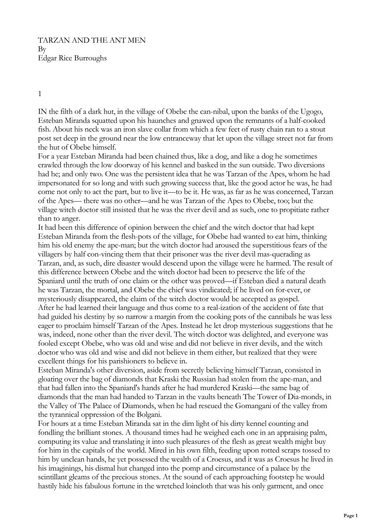 Tarzan and the Ant Men