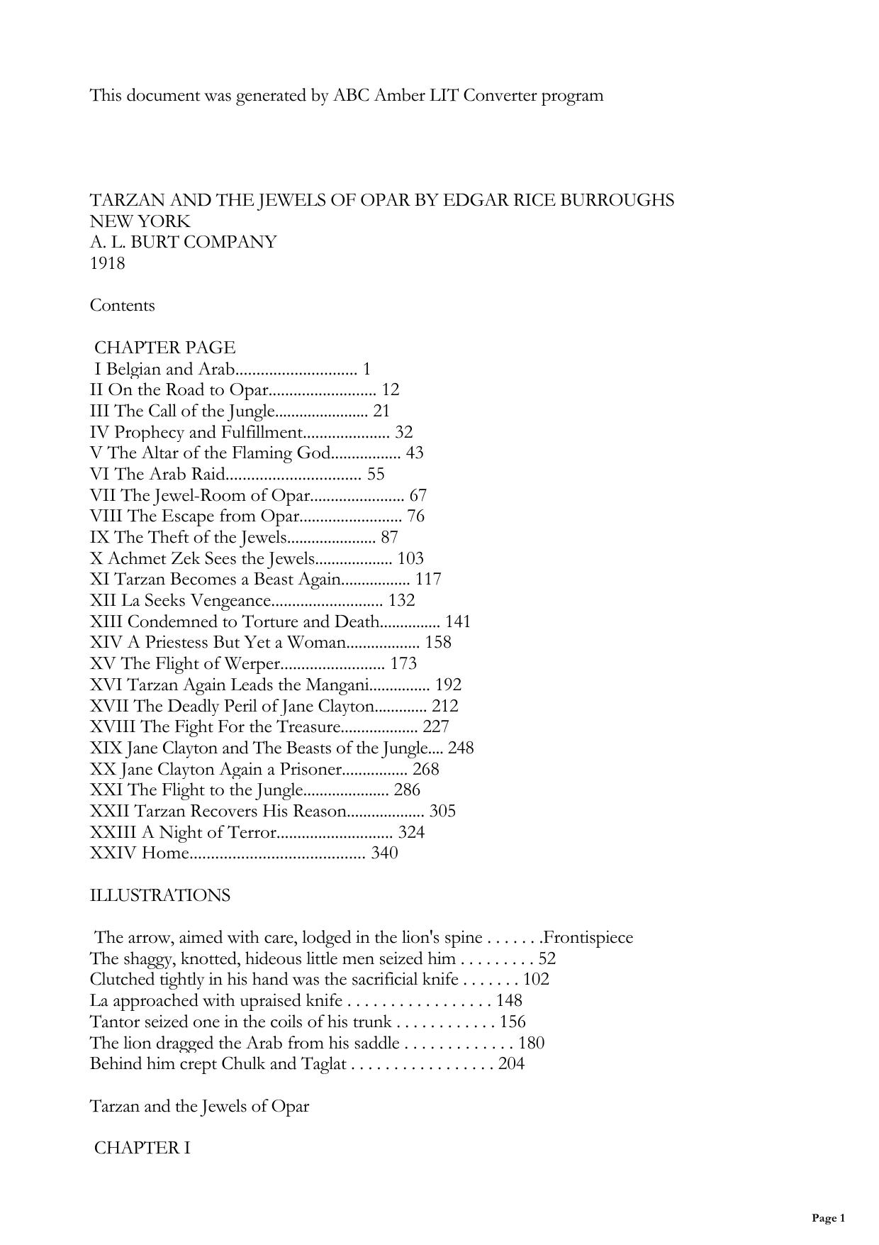 Taran and the Jewels of Opar