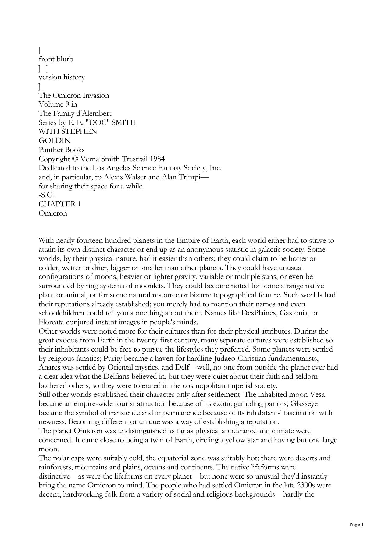 The Omicron Invasion