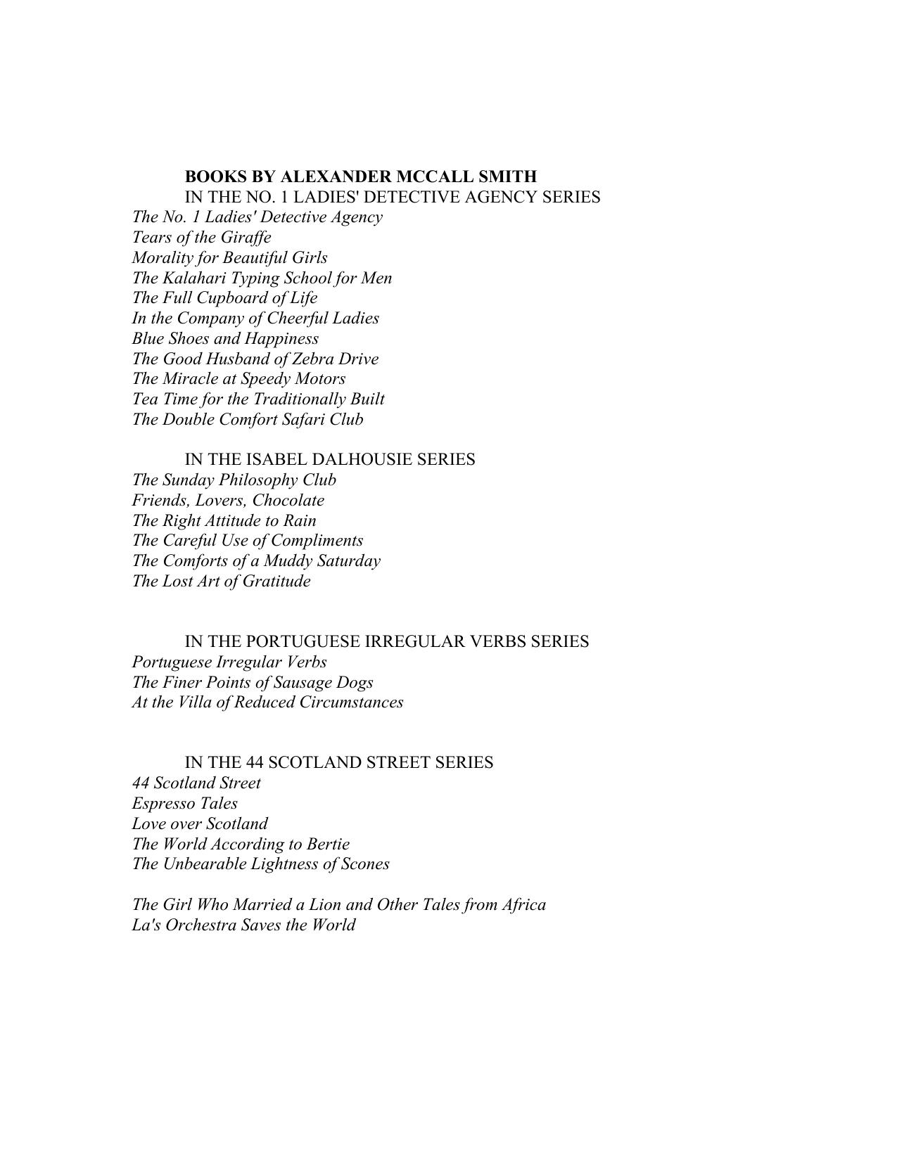 The Double Comfort Safari Club: The New No. 1 Ladies' Detective Agency Novel