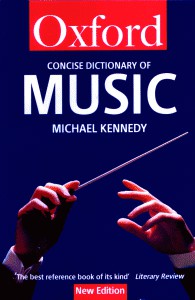 Concise Oxford Dictionary of Music